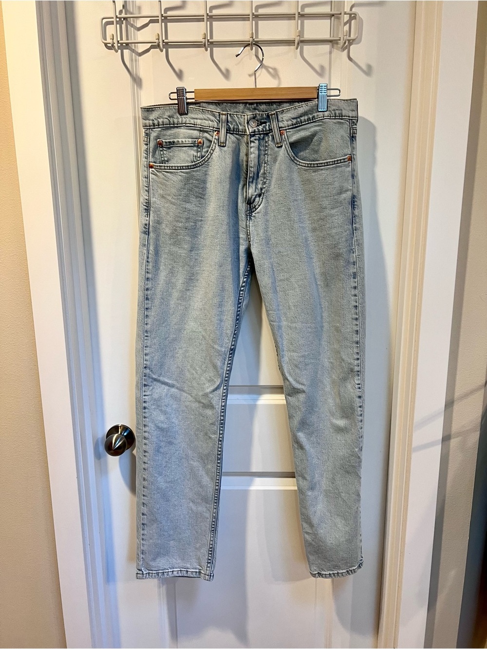 Levi's Light Blue Straight Jeans - 505 Style 32x32 - Picture 2 of 10